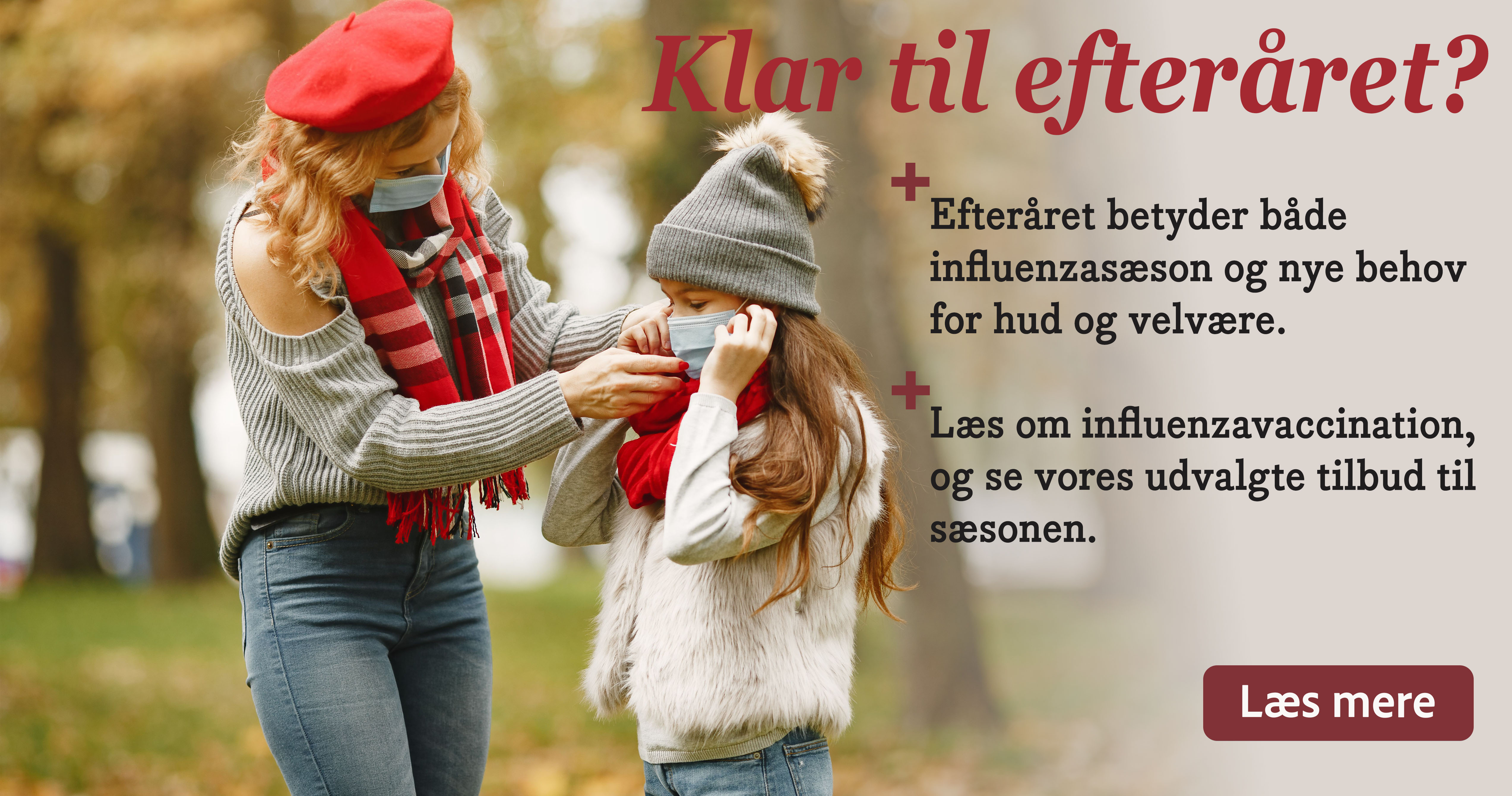 bliv klar til efteraaret, las om influenza og vaccination